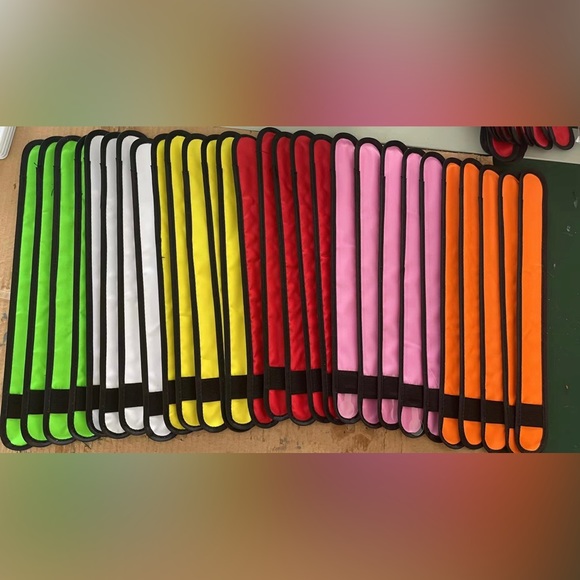 Slap Wristband Jogging Safety Led Lighted Running Waterproof Sports Armband 2/pk - Picture 1 of 6